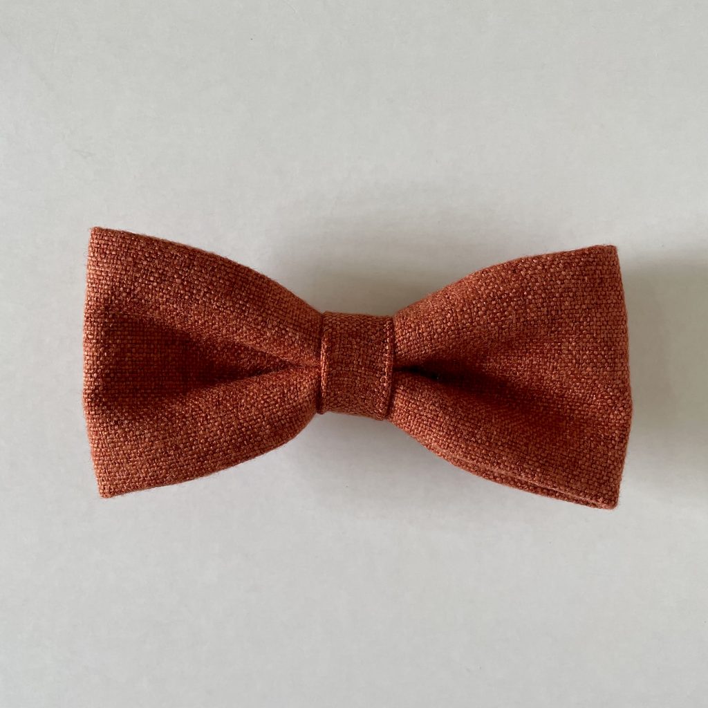 burnt orange bow ties