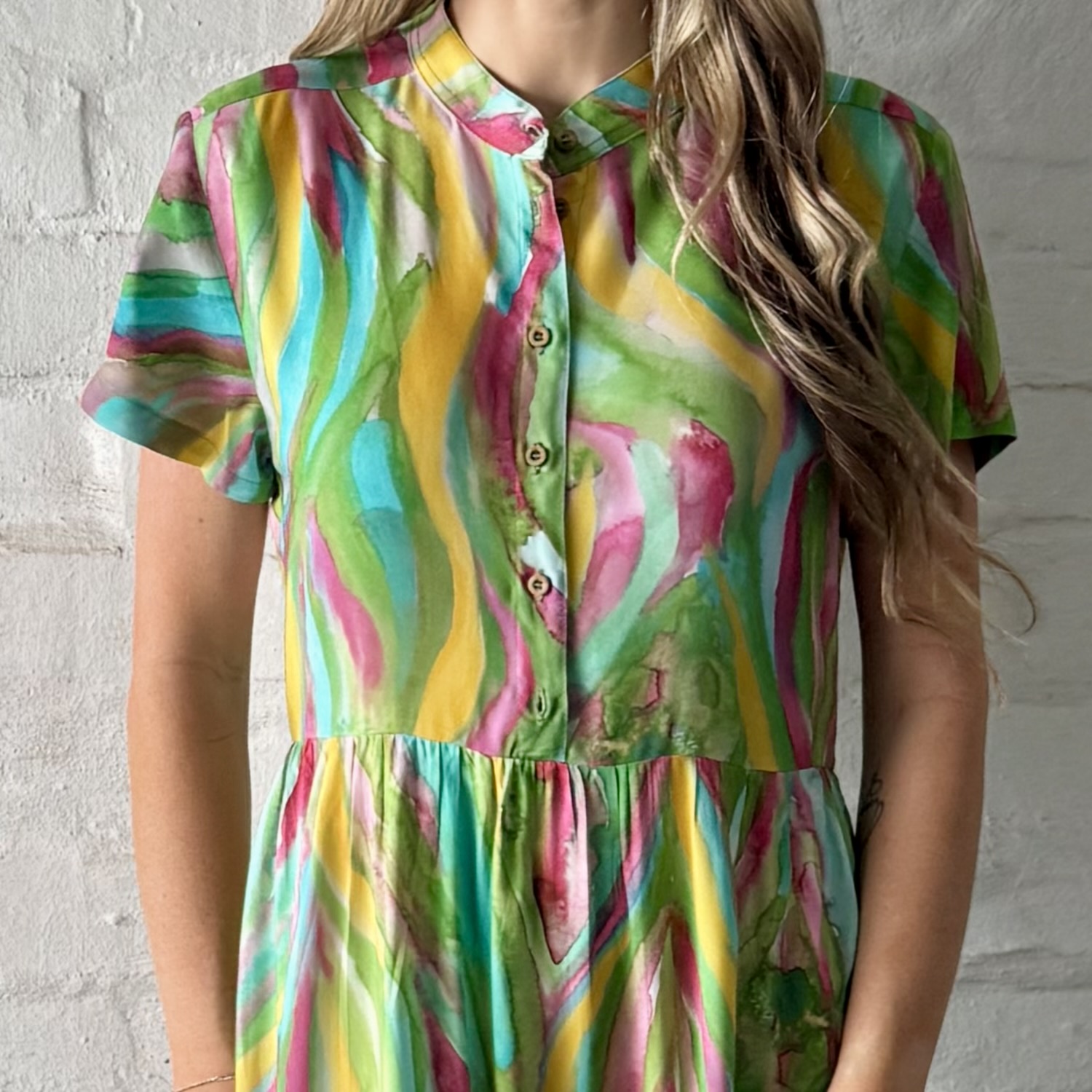 Rosa Maxi Tiered Dress - Image 2