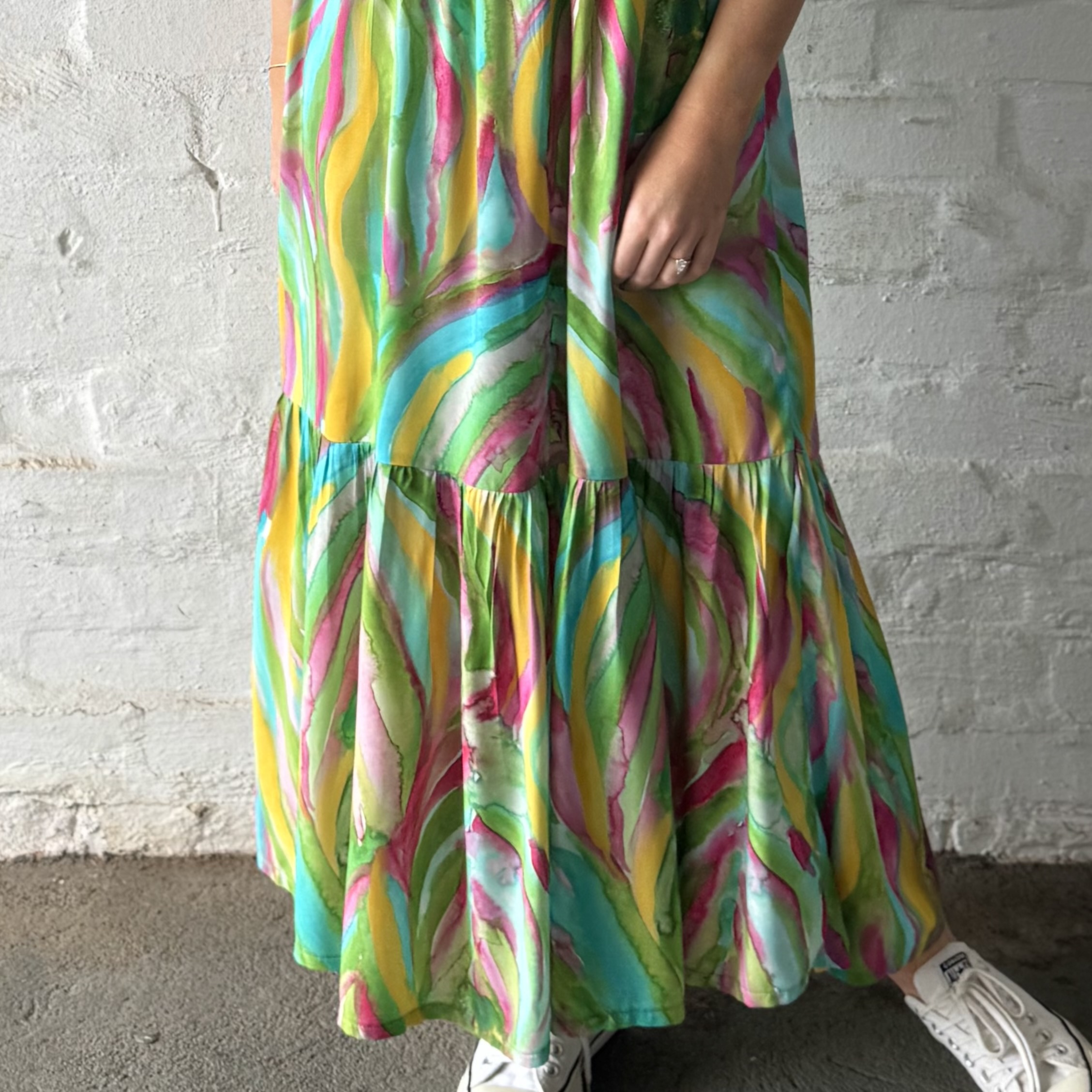 Rosa Maxi Tiered Dress - Image 3