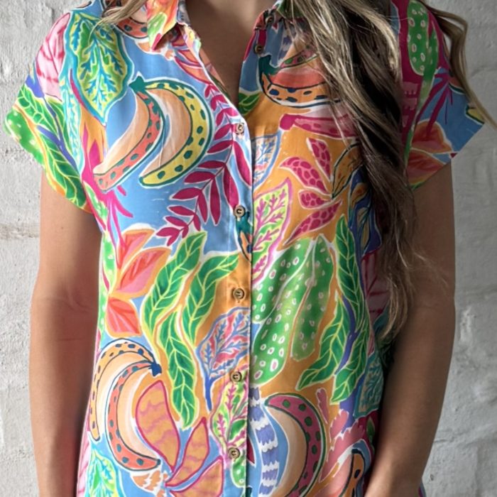 Nora Cap Sleeve Shirt Dress - Image 3