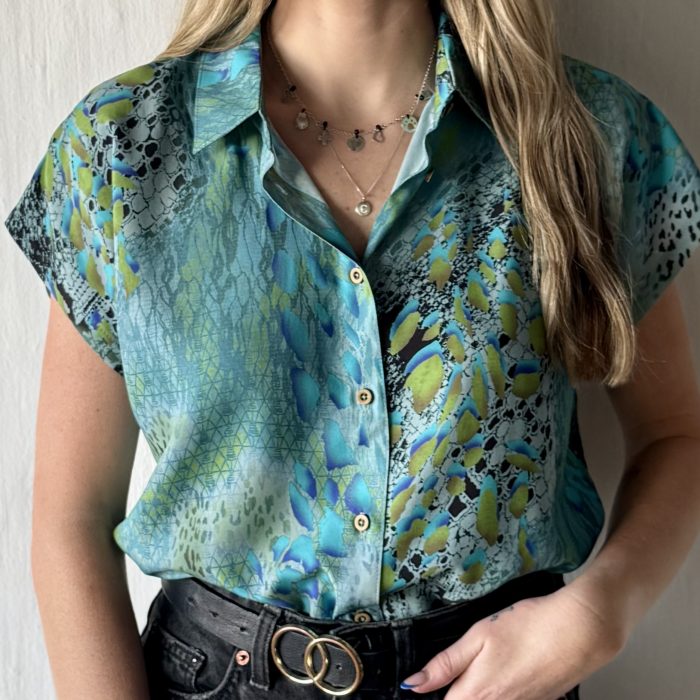 Leona Cap Sleeve Top