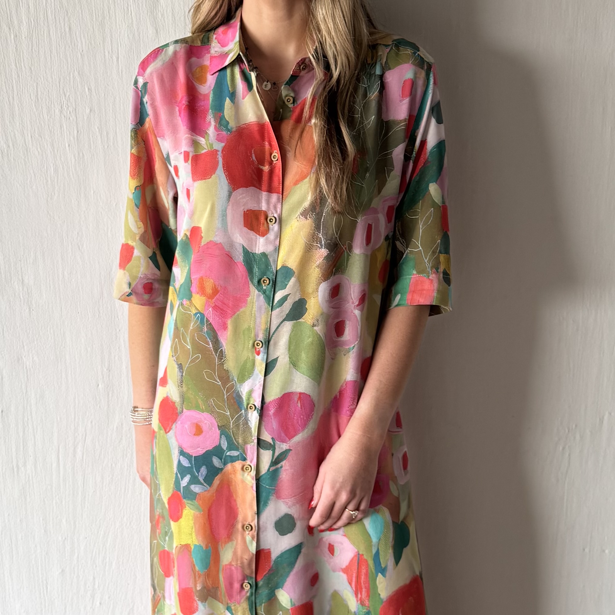 Louisa Shirt Dress (Longer Length) - Image 2
