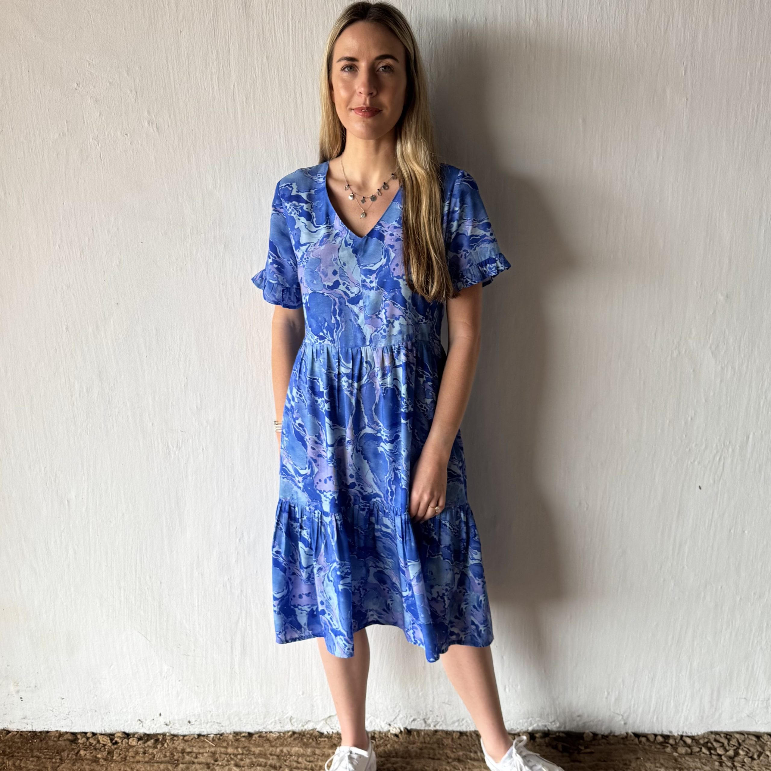 Dana V-Neck Tiered Dress