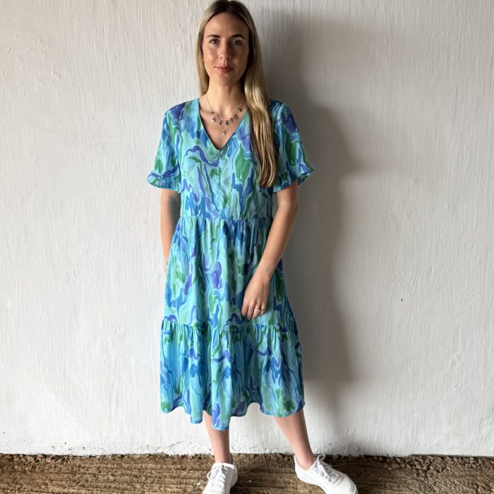Melody V-Neck Tiered Dress