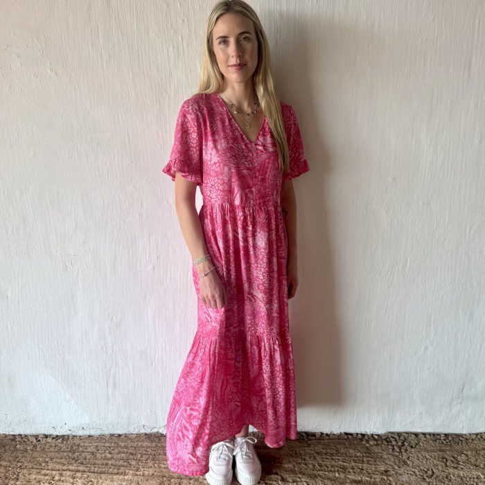 Julia V-Neck Maxi Tiered Dress SS