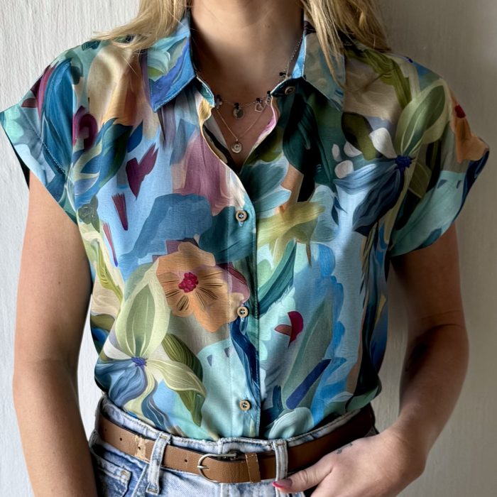 Brianna Cap Sleeve Top