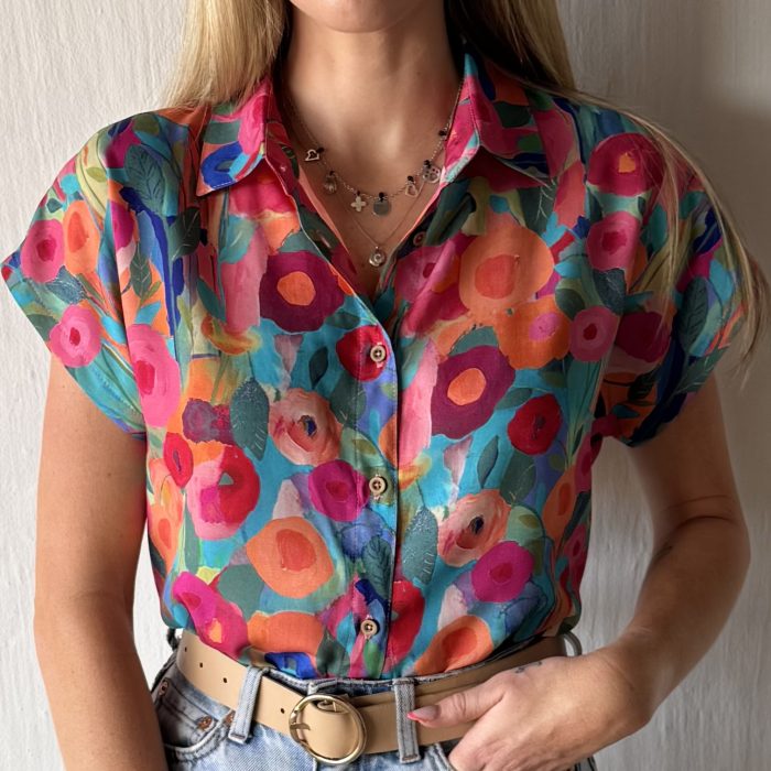 Summer Cap Sleeve Top